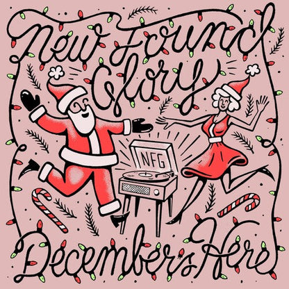 New Found Glory - December's Here - Light Pink { vinyl }