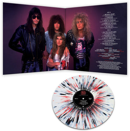 White Lion - Fight To Survive [White/Black/Red Splatter] { vinyl }