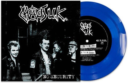 Chaos UK - No Security [7-inch Blue] { vinyl }