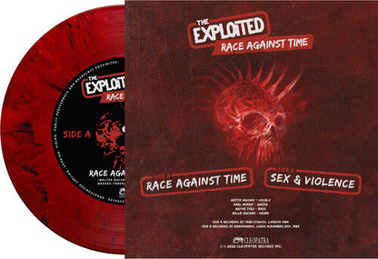 The Exploited - Race Against Time [Red Marble] { vinyl }