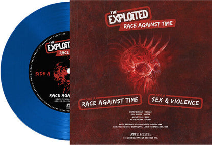 The Exploited - Race Against Time [Blue] { vinyl }