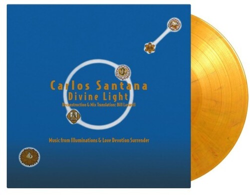 Carlos Santana - Divine Light: Reconstruction & Mix Translation By Bill Laswell (Yellow, Red & Black Marble) { vinyl }