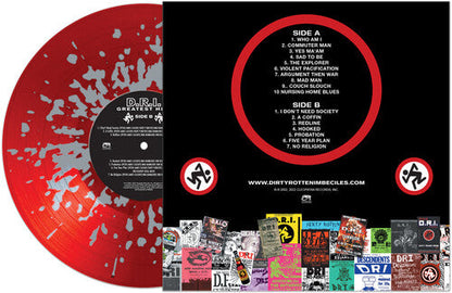 D.R.I. - Greatest Hits [Red/Silver Splatter] { vinyl }