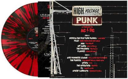 Various Artists - A Punk Tribute To AC/DC [Red/Black Splatter] { vinyl }
