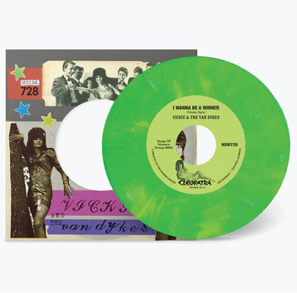 Vickie & the Van Dykes - I Wanna Be A Winner B/w Outcast [Peach/White] { vinyl }