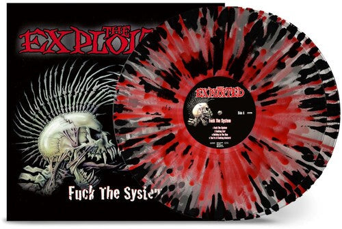 The Exploited - Fuck the System [2LP Clear W Red & Black Splatter] { vinyl }