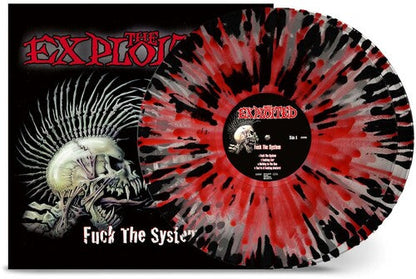 The Exploited - Fuck the System [2LP Clear W Red & Black Splatter] { vinyl }