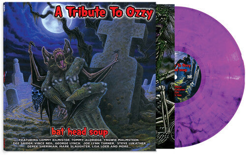 Various Artists - Bat Head Soup - A Tribute To Ozzy (Various Artists) Purple Marble { vinyl }
