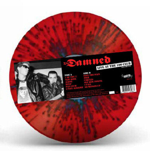 The Damned - Live At The 100 Club [Red & Black Splatter] { vinyl }