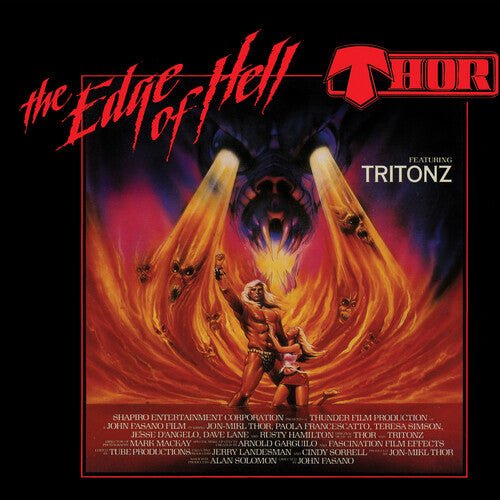 THOR - EDGE OF HELL - RED MARBLE Vinyl LP { vinyl }