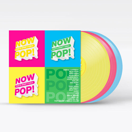 Various Artists - Now That's What I Call Pop [3LP Yellow, Red, Light Blue] { vinyl }