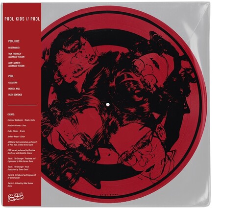 Pool Kids - Pool Kids // Pool [Transparent Red] { vinyl }