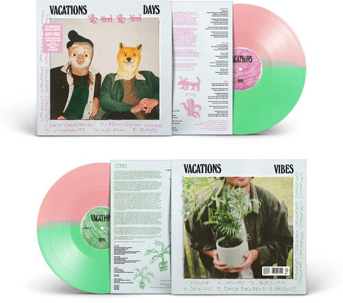 Vacations - Days/Vibes (10th Anniversary) [Pink & Green] { vinyl }