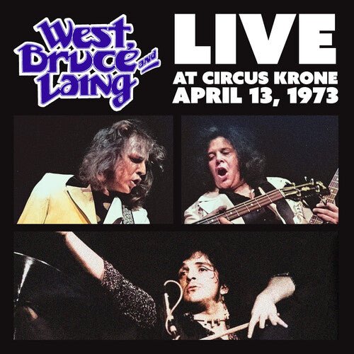 WEST BRUCE & LAING - LIVE AT CIRCUS KRONE FRANKFURT GERMANY APRIL 13 73 Vinyl LP { vinyl }