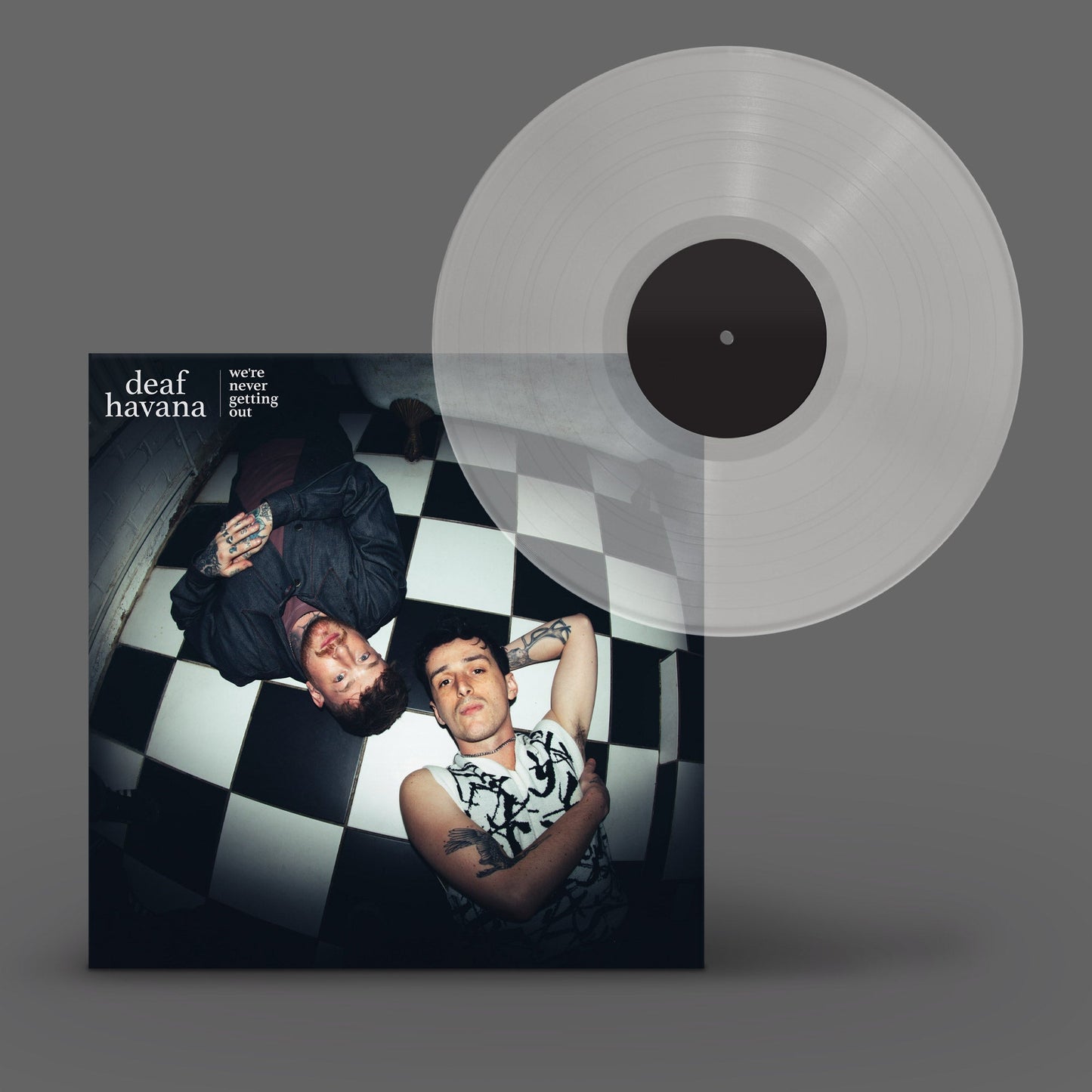 We're Never Getting Out: Transparent Clear Vinyl LP & Signed Print { vinyl }