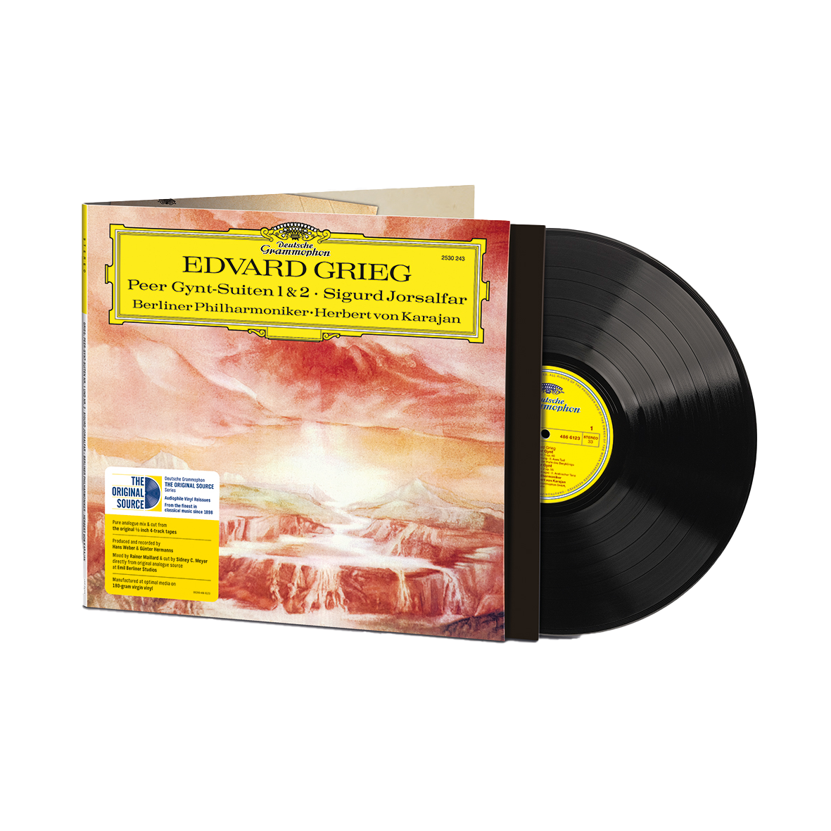 Grieg: Peer Gynt Suite Nos. 1 & 2 / Grieg: Sigurd Jorsalfar, Op. 56: Vinyl LP { vinyl }