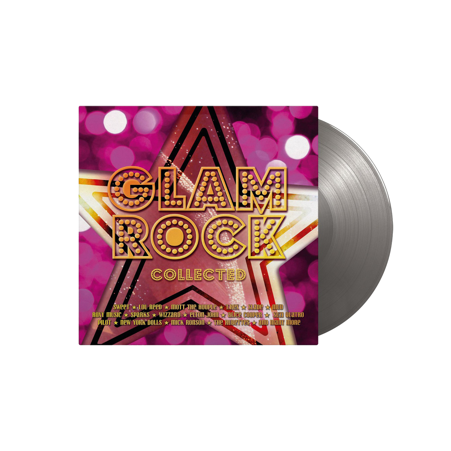 Glam Rock Collected: Limited Silver Colour Vinyl 2LP { vinyl }