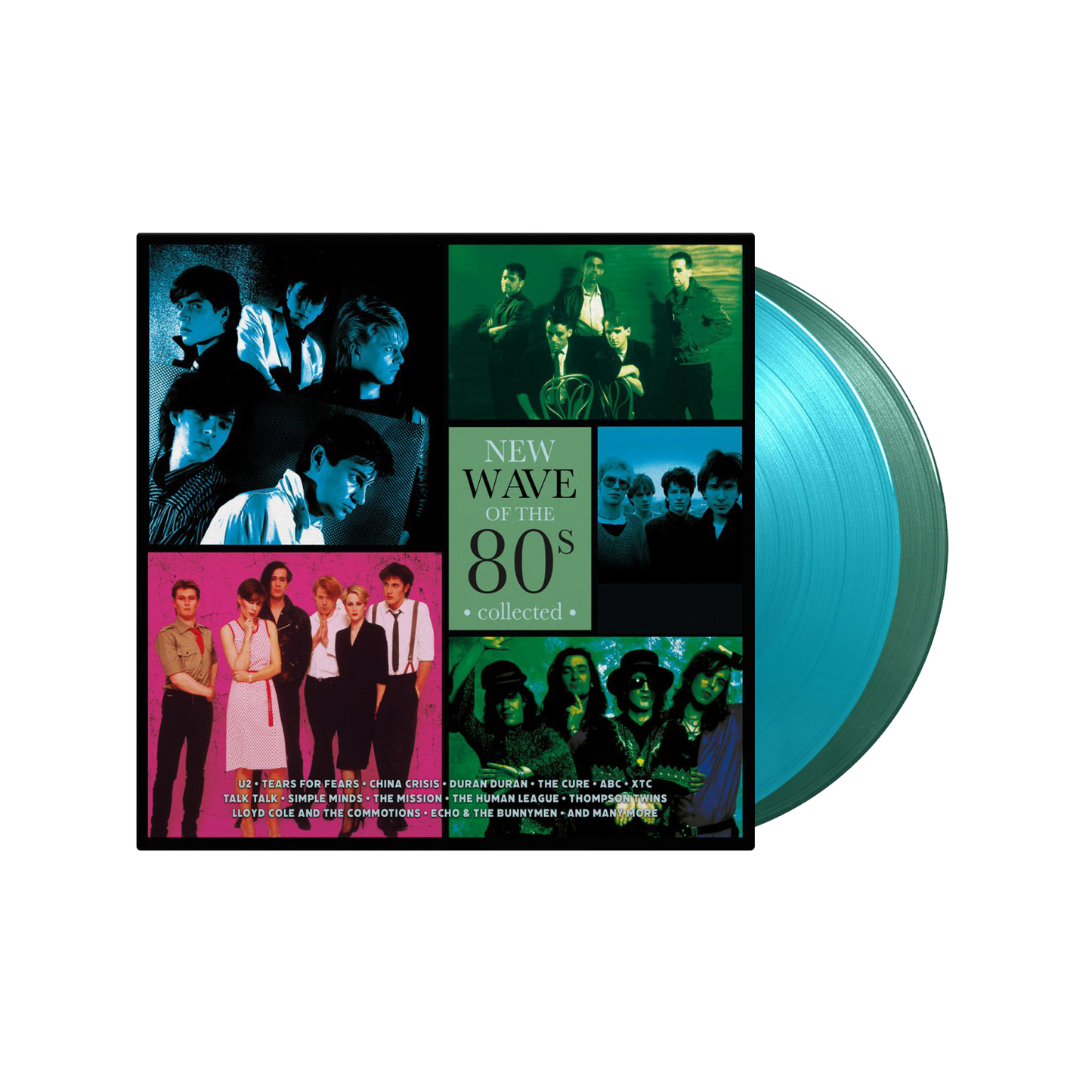 New Wave Of The 80's Collected: Limited Moss Green + Turquoise Vinyl 2LP { vinyl }