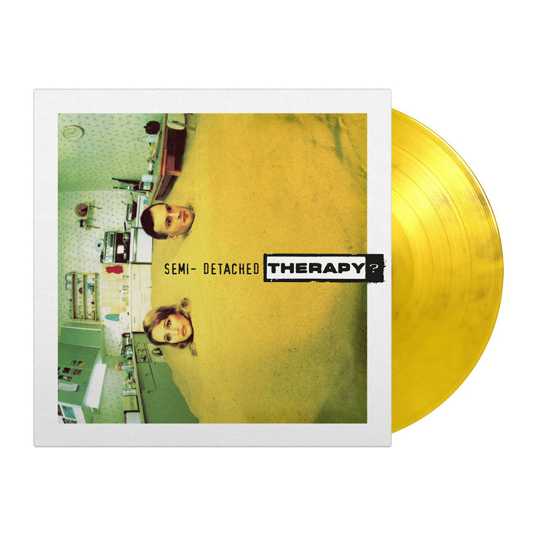 Semi-Detached: Yellow & Black Marbled Vinyl LP { vinyl }