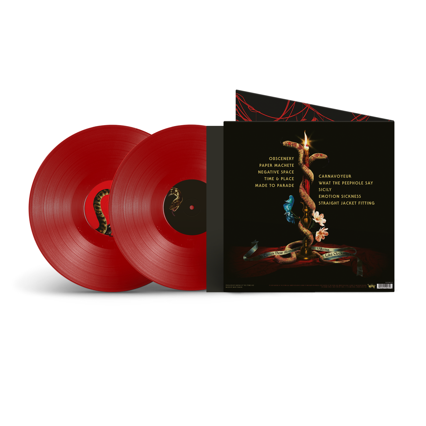 In Times New Roman... Opaque Red 2lp { vinyl }
