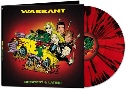 Warrant - Greatest & Latest [Red & Black Splatter] { vinyl }