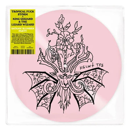 Tropical Fuck Storm & King Gizzard - Satanic Slumber Party [Pink Silkscreened] { vinyl }
