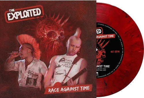 The Exploited - Race Against Time [Red Marble] { vinyl }