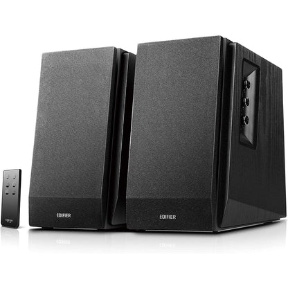 Edifier R1700BT Bluetooth Bookshelf Speakers - Active Near-field Studio Monitors - Powered Speakers 2.0 Setup Enclosure - 66w RMS [Tech & Turntables]