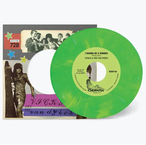 Vickie & the Van Dykes - I Wanna Be A Winner B/w Outcast [Peach/White] { vinyl }