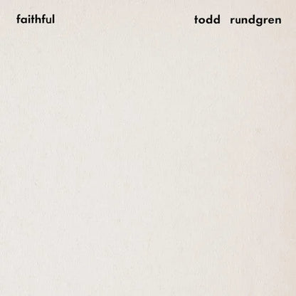 Todd Rundgren - Faithful (2 LP Premium Sound/Gold/Gatefold Cover) { vinyl }