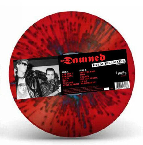 The Damned - Live At The 100 Club [Red & Black Splatter] { vinyl }