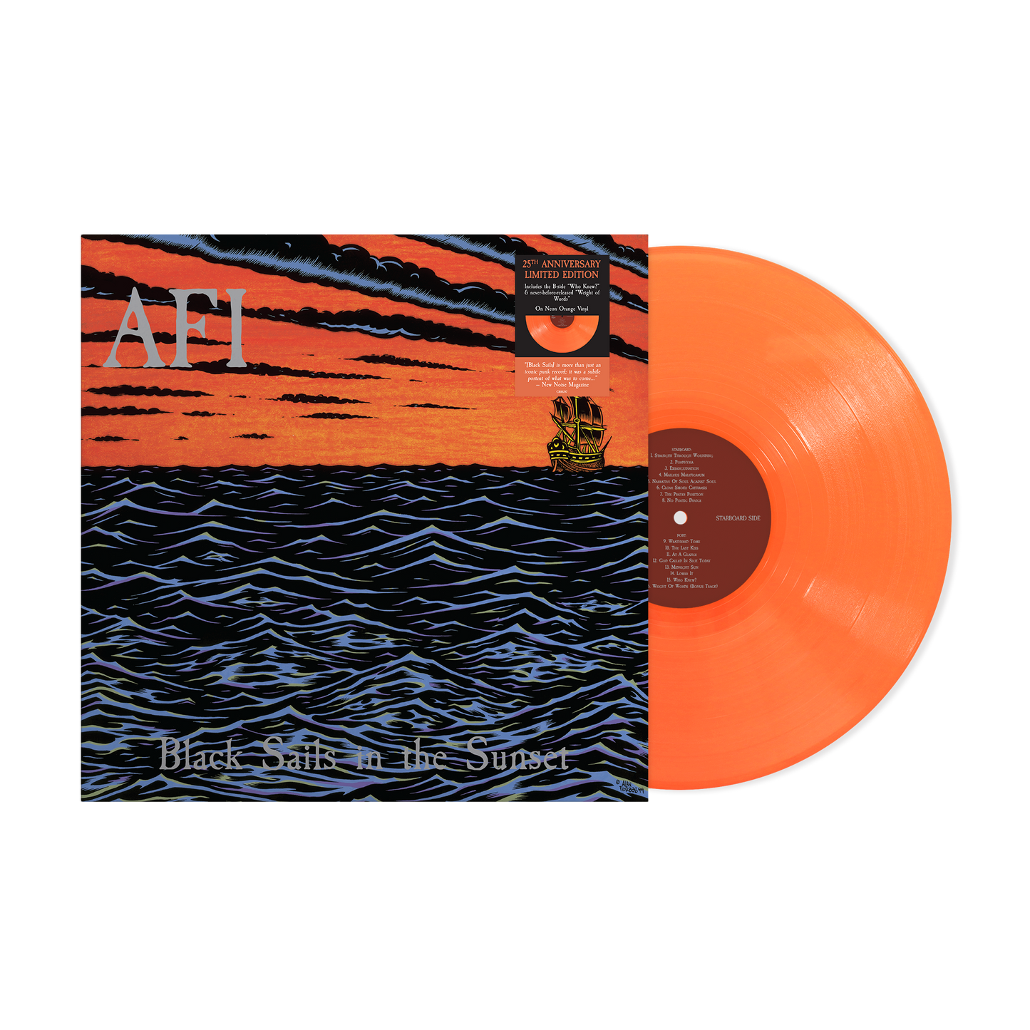 Black Sails In The Sunset: Limited Neon Orange Vinyl LP { vinyl }