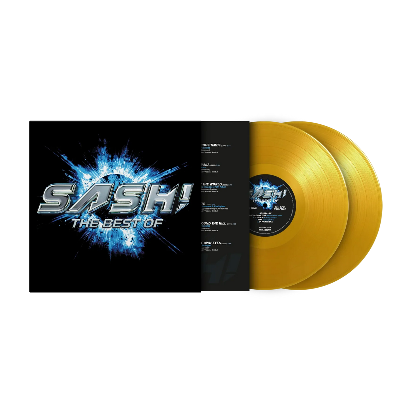 The Best Of...SASH! Limited Translucent Yellow Vinyl 2LP { vinyl }