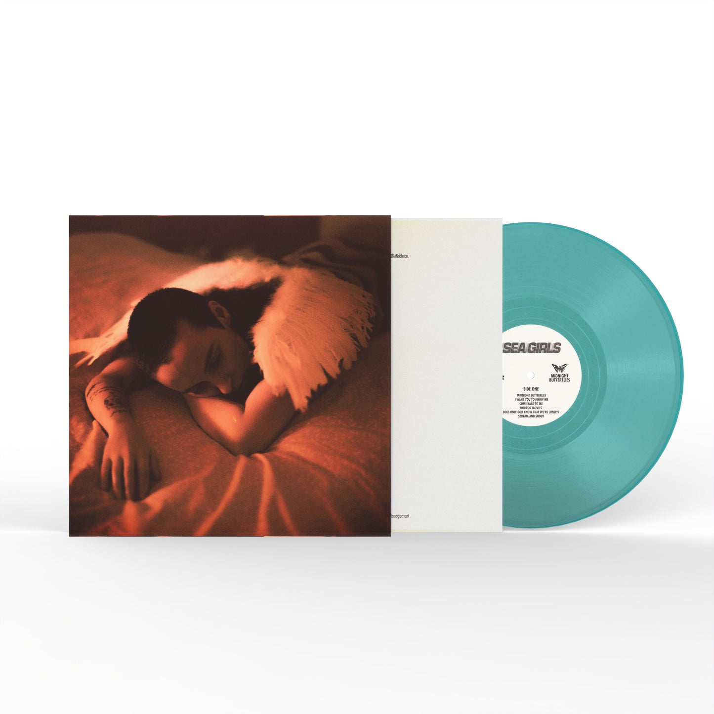 Midnight Butterflies: Signed Transparent ‘Midnight Blue’ Vinyl LP { vinyl }