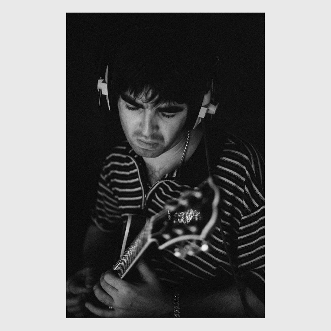 Oasis Noel Close-up Limited Edition Print by Jill Furmanovsky { vinyl }