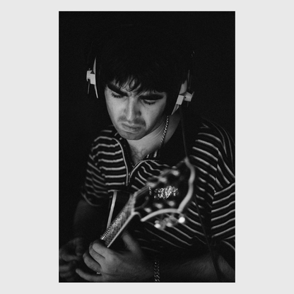 Oasis Noel Close-up Limited Edition Print by Jill Furmanovsky { vinyl }