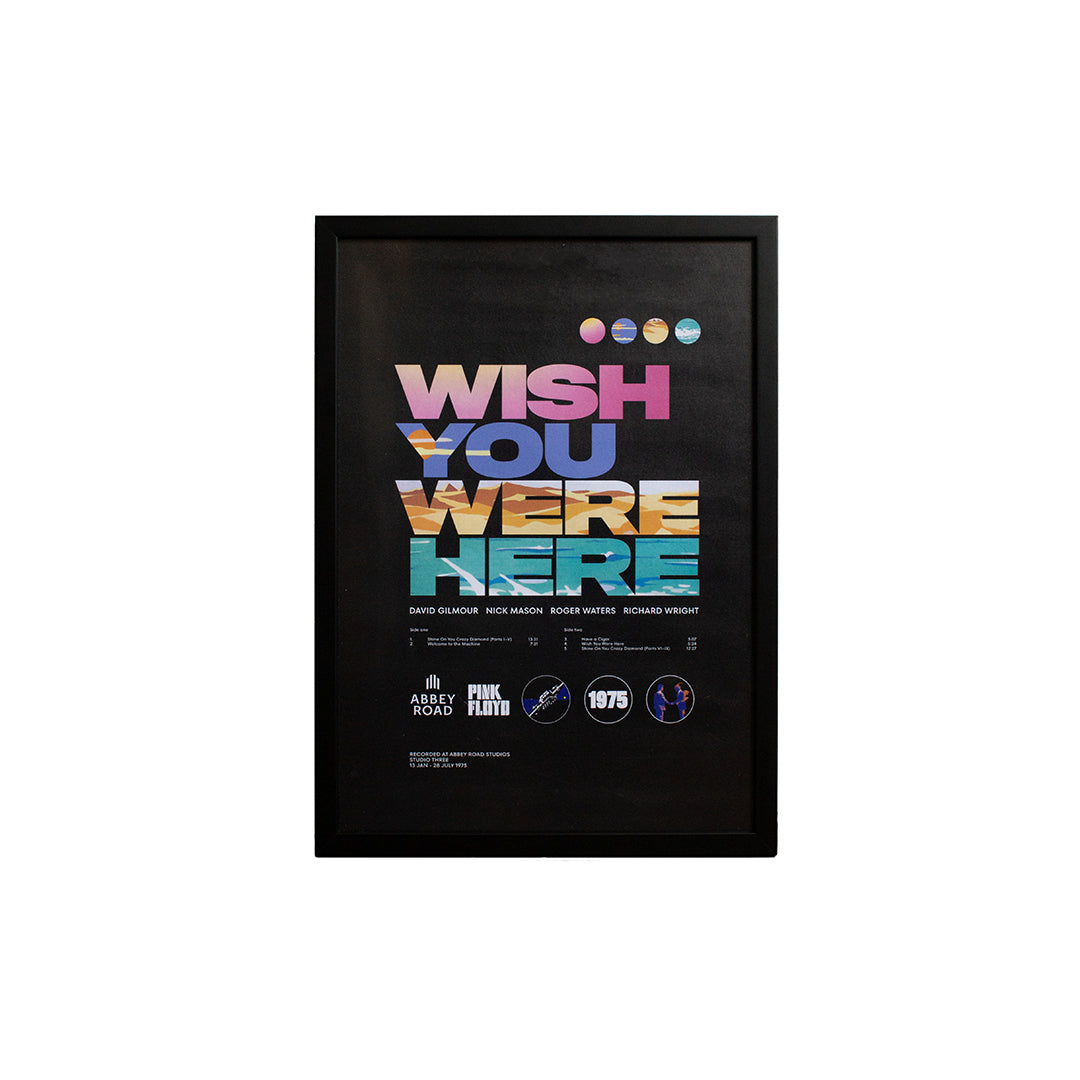Pink Floyd Wish You Were Here 50 Poster { vinyl }