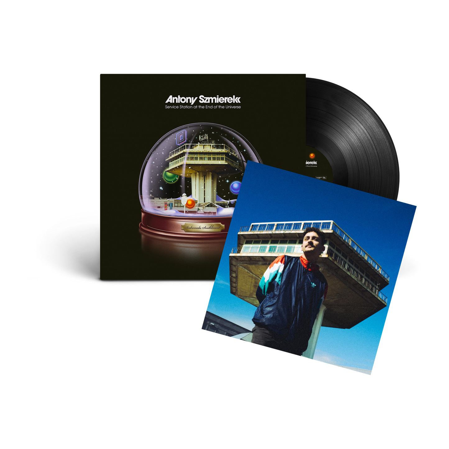 Service Station At The End Of The Universe: Black Vinyl LP + Signed Art Card { vinyl }