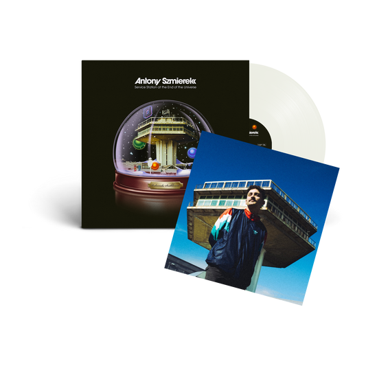 Service Station At The End Of The Universe: Clear Vinyl LP + Signed Art Card { vinyl }