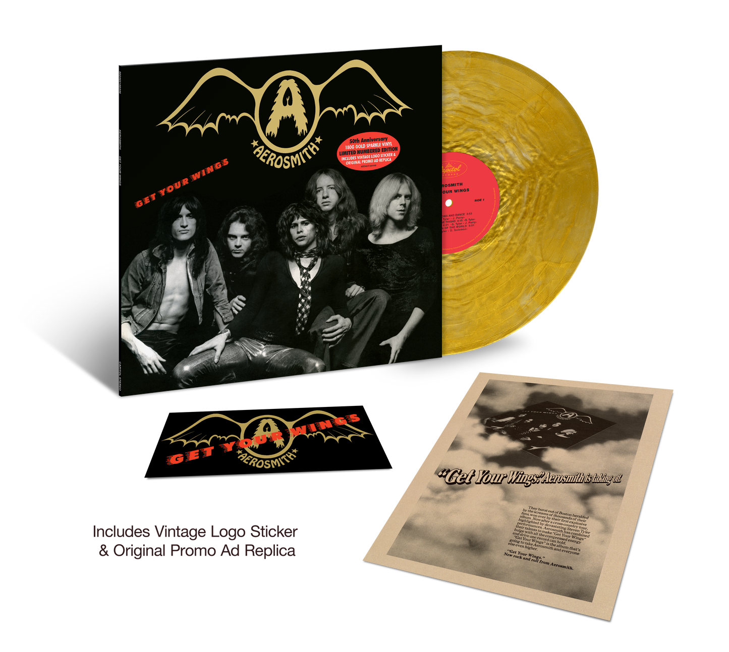 Get Your Wings (50th Anniversary): Limited Edition Gold Vinyl LP { vinyl }