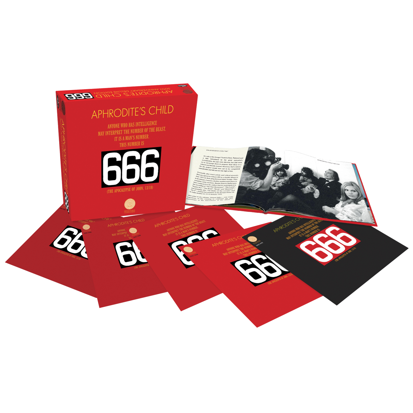 666 (The Apocalypse Of John, 13/18): 4CD + Blu-Ray { vinyl }