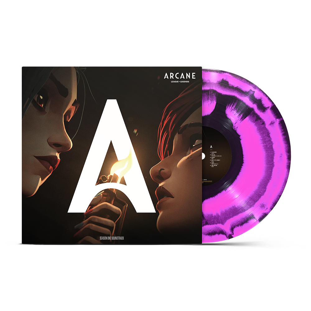 Arcane - Season 1 Soundtrack: Pink & Black Splatter Vinyl LP { vinyl }
