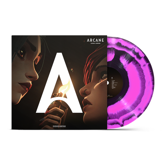 Arcane - Season 1 Soundtrack: Pink & Black Splatter Vinyl LP { vinyl }
