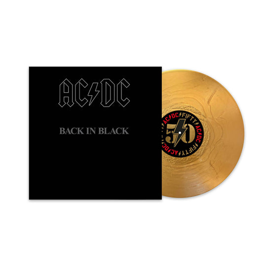 Back In Black (50th Anniversary): Gold Vinyl LP { vinyl }
