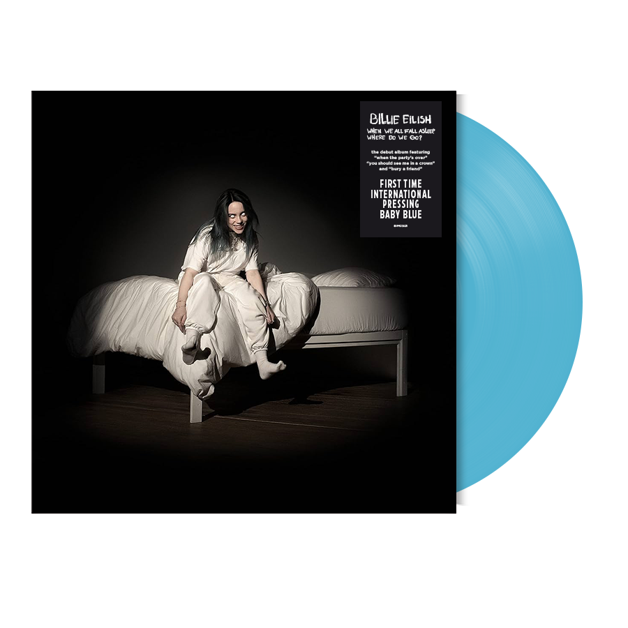 WHEN WE ALL FALL ASLEEP, WHERE DO WE GO? [first INTL pressing in baby blue] { vinyl }