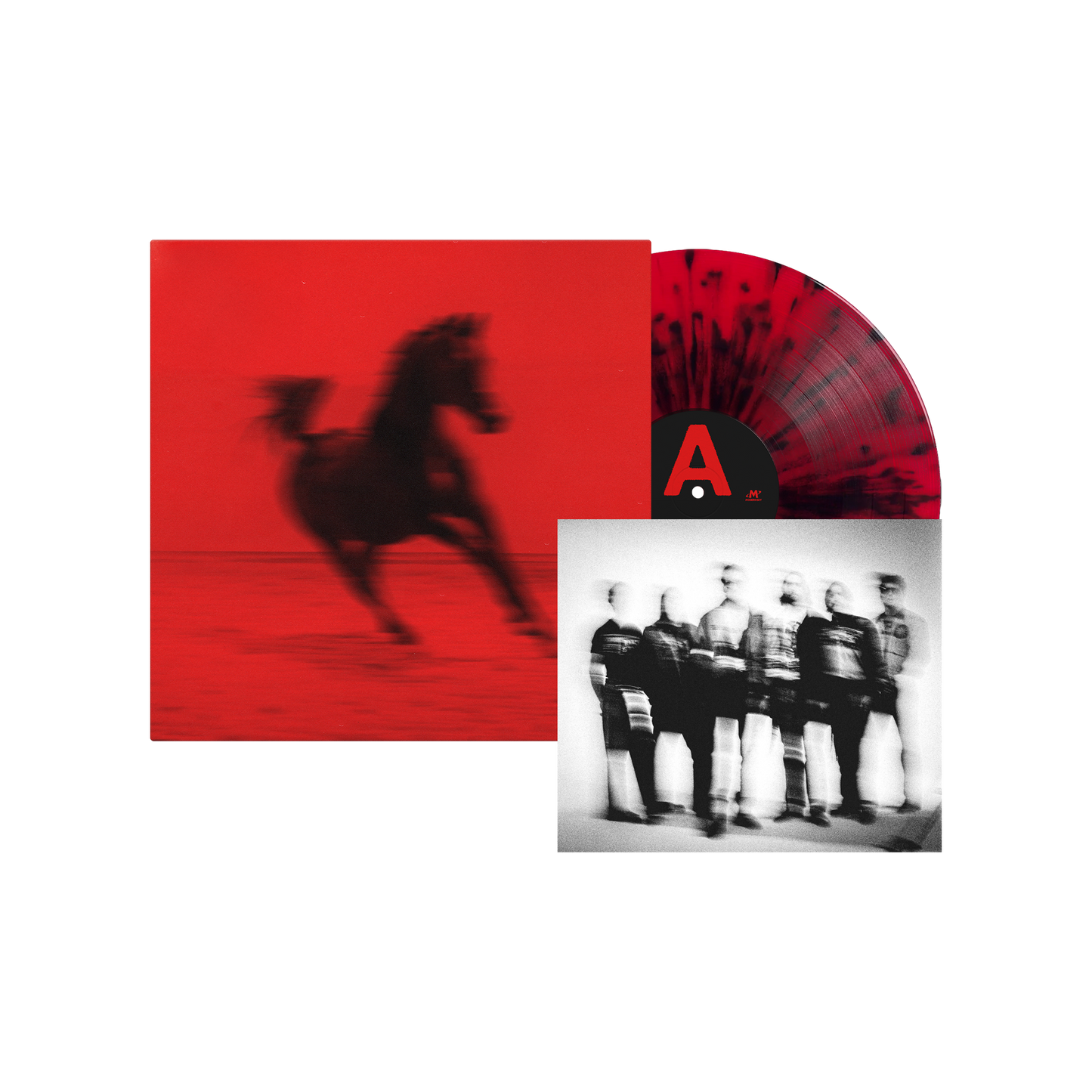 BUCK: Limited Red with Black Splatter Vinyl LP + Signed Art Card { vinyl }