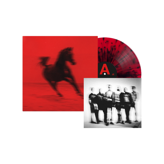 BUCK: Limited Red with Black Splatter Vinyl LP + Signed Art Card { vinyl }