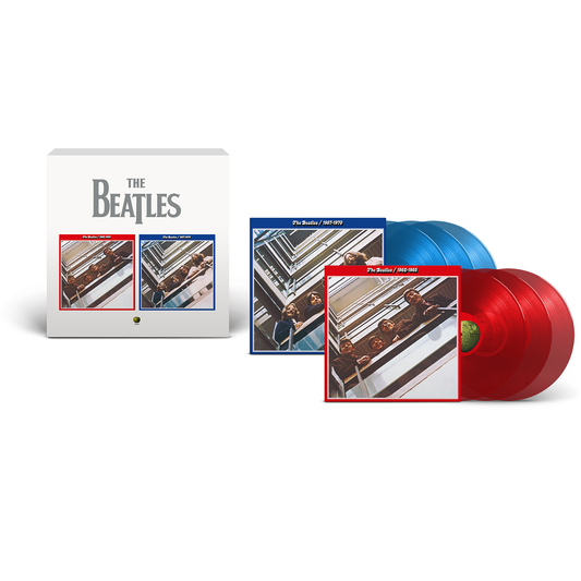 The Beatles 1962–1966 & The Beatles 1967-1970 (2023 Edition) Limited Edition 6LP Colour Red & Blue Albums { vinyl }