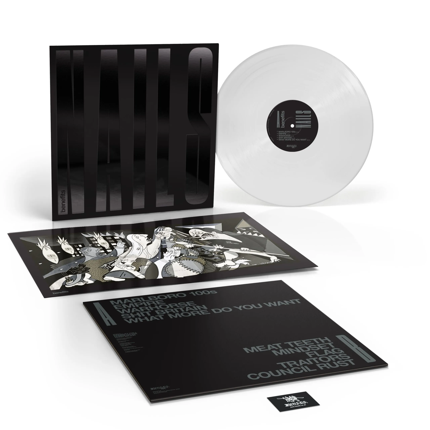 Nails: White Vinyl LP { vinyl }