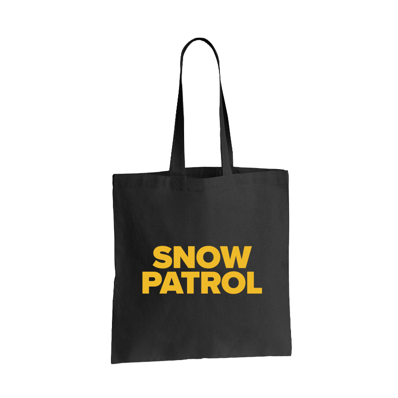 Black Snow Patrol Tote { vinyl }